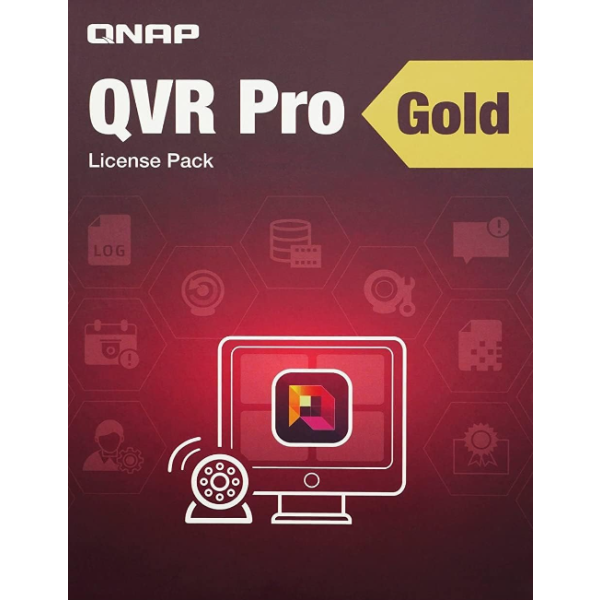 QNAP QVR Pro License for 8 additional channels and unlimited playback, electronic version