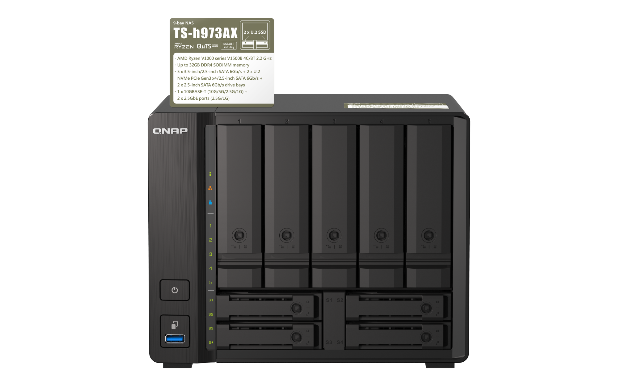 QNAP TS-h973AX-32G