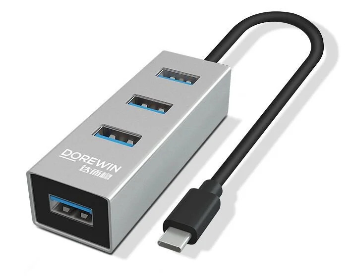 Dorewin USB Type-C Dock με τέσσερις USB3.0 Dorewin USB Type-C Dock με τέσσερις USB3.0
