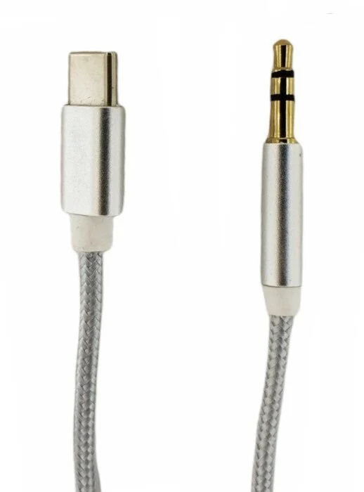Καλώδιο Type-C σε ήχου 3.5mm AUX Υφασμάτινο Καλώδιο Type-C σε ήχου 3.5mm AUX Υφασμάτινο