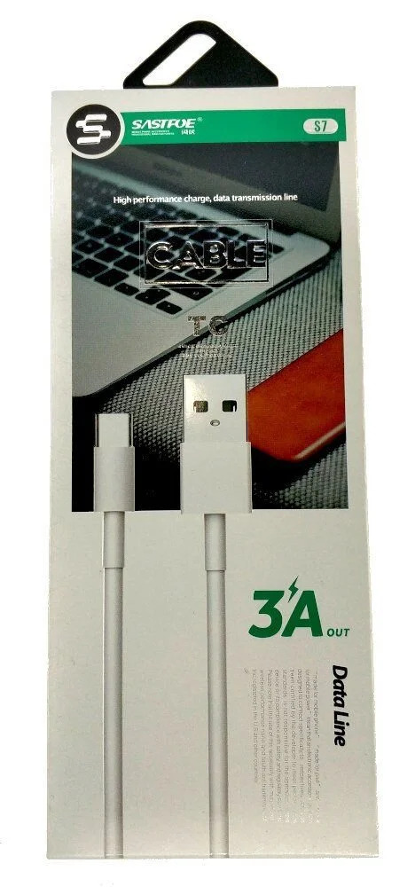 Καλώδιο Type-C 3A 1μ SASTFOE S7 Καλώδιο Type-C 3A 1μ SASTFOE S7