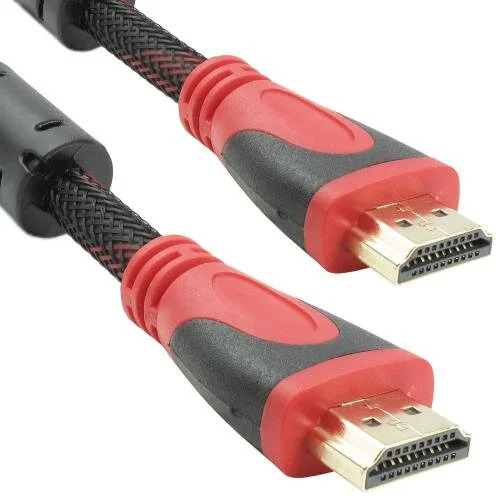 Καλώδιο HDMI DeTech 10m με Υφασμάτινη επένδυση και Φερρίτη Καλώδιο HDMI DeTech 10m με Υφασμάτινη επένδυση και Φερρίτη