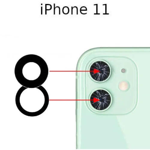 Apple iPhone 11 Σετ τζάμια κάμερας Apple iPhone 11 Σετ τζάμια κάμερας