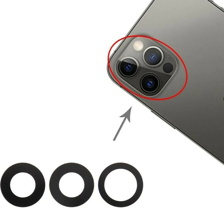 Apple iPhone 12 Pro τζάμια τζαμάκια καμερών ΣΕΤ Apple iPhone 12 Pro τζάμια τζαμάκια καμερών ΣΕΤ