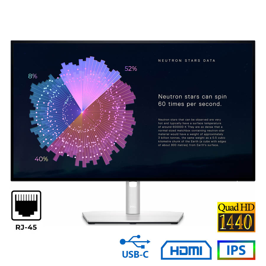Used Monitor U2722DE IPS/Dell/27``QHD/2560x1440/Wide/Silver/Black/DP & HDMI & USB Type-C & RJ45 & US Used Monitor U2722DE IPS/Dell/27``QHD/2560x1440/Wide/Silver/Black/DP & HDMI & USB Type-C & RJ45 & US