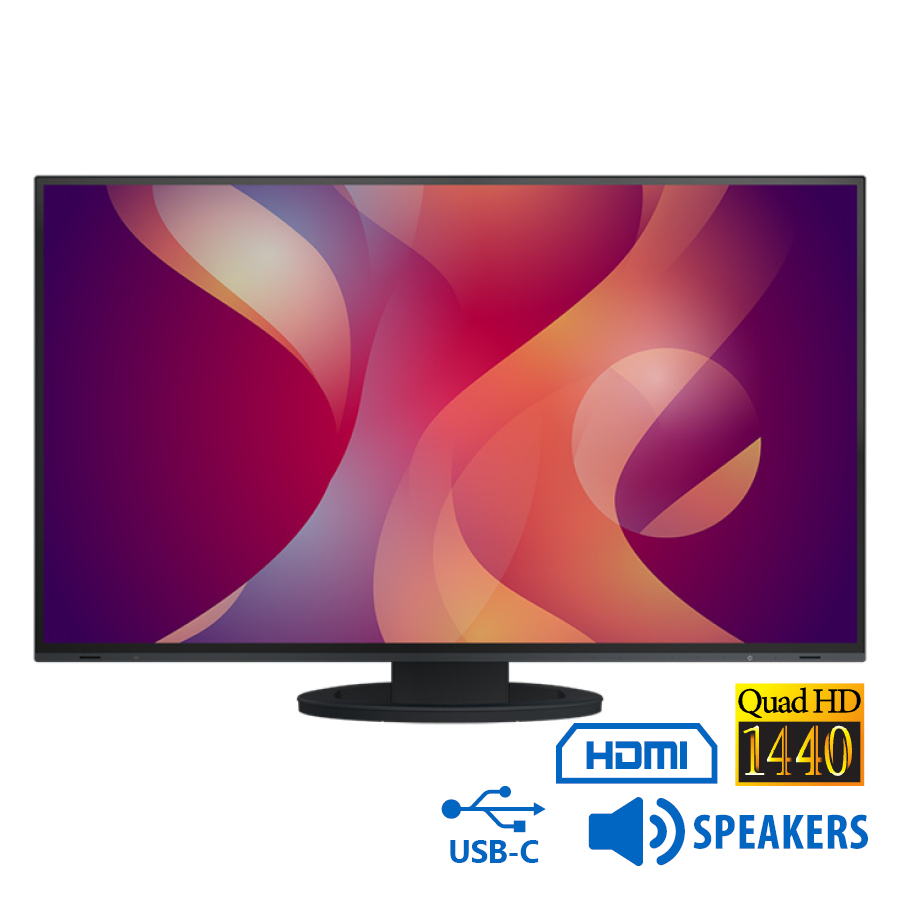 Used Monitor FlexScan EV2795 IPS/Eizo/27``QHD/2560x1440/Wide/Black/w/Speakers/DP & HDMI & USB Type-C Used Monitor FlexScan EV2795 IPS/Eizo/27``QHD/2560x1440/Wide/Black/w/Speakers/DP & HDMI & USB Type-C