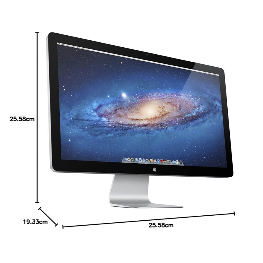 Used Monitor Thunderbolt Display A1407 IPS/Apple/27``QHD/2560x1440/Silver/Camera/Thunderbolt & LAN & Used Monitor Thunderbolt Display A1407 IPS/Apple/27``QHD/2560x1440/Silver/Camera/Thunderbolt & LAN &