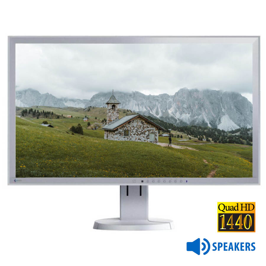 Used Monitor FlexScan EV2736W Q-LED/Eizo/27``QHD/2560x1440/Wide/White/w/Speakers/DVI-D & DP & USB US Used Monitor FlexScan EV2736W Q-LED/Eizo/27``QHD/2560x1440/Wide/White/w/Speakers/DVI-D & DP & USB US