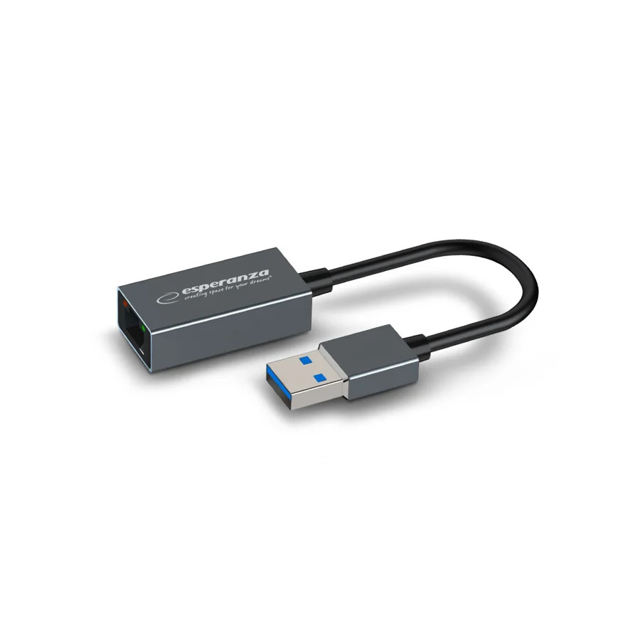 Adaptor USB3.0 to LAN 10/100/1000Mbps ENA101 Adaptor USB3.0 to LAN 10/100/1000Mbps ENA101