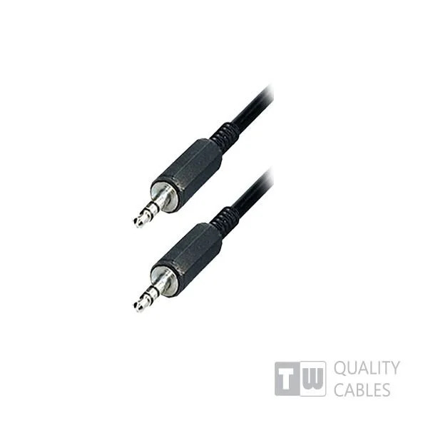 1.5M Stereo 3.5MM Plug To Plug Mm Nickel 1.5M Stereo 3.5MM Plug To Plug Mm Nickel