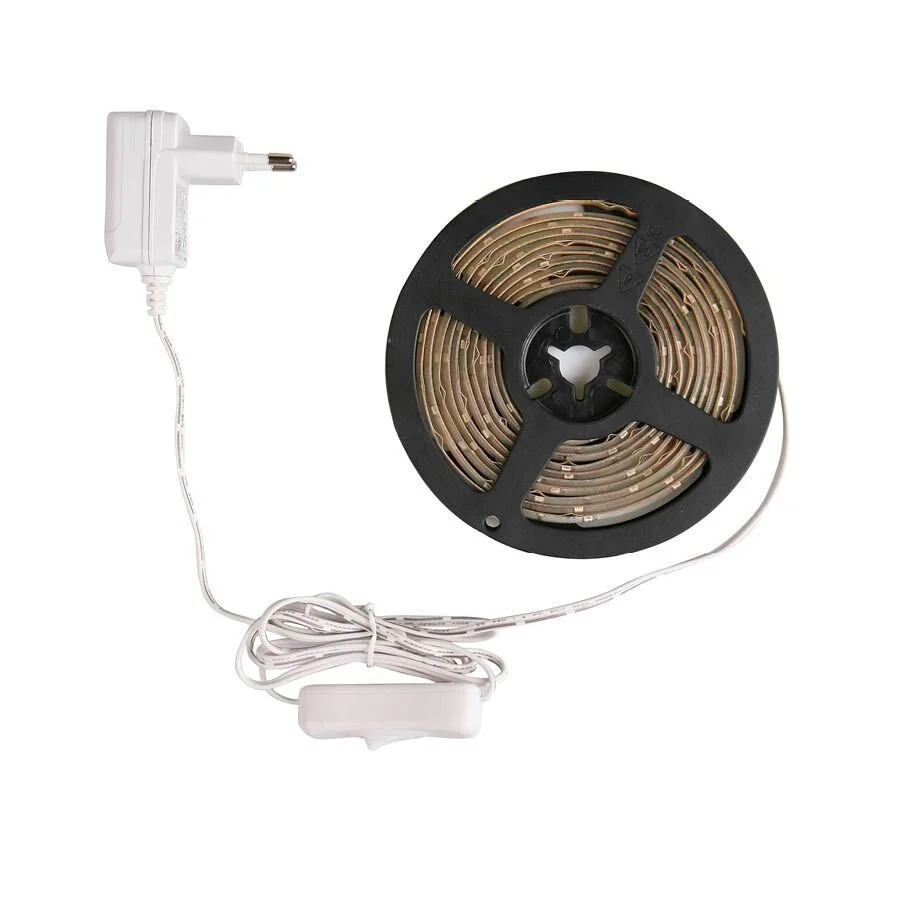 Ταινία LED RGB 3M 12V/6W με τροφοδοτικό LEDSTBRGYD-2835-12328S202/3-WL Ταινία LED RGB 3M 12V/6W με τροφοδοτικό LEDSTBRGYD-2835-12328S202/3-WL