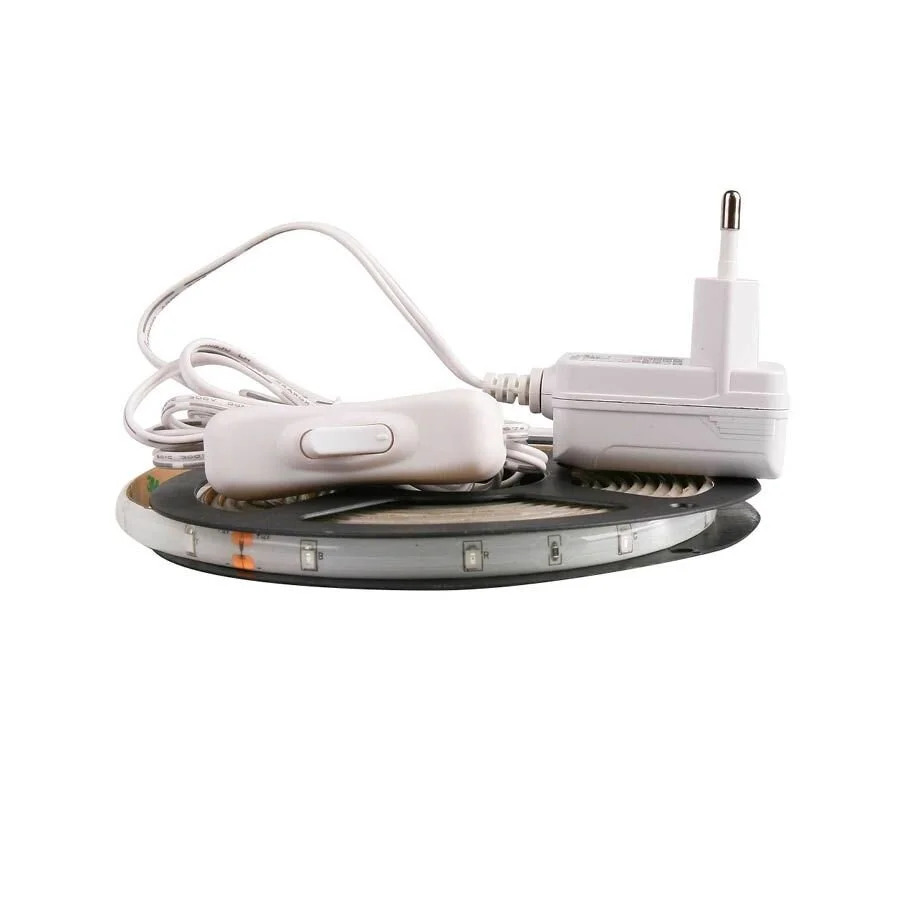 Ταινία LED RGB 3M 12V/6W με τροφοδοτικό LEDSTBRGYD-2835-12328S202/3-WL Ταινία LED RGB 3M 12V/6W με τροφοδοτικό LEDSTBRGYD-2835-12328S202/3-WL
