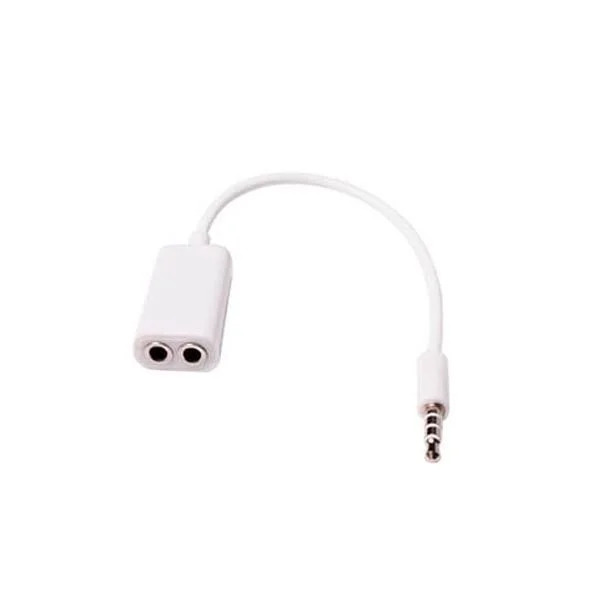 Adapter Cable Jack M 3.5 mm 3 pin to 2 x stereo jack F 3.5 mm Adapter Cable Jack M 3.5 mm 3 pin to 2 x stereo jack F 3.5 mm