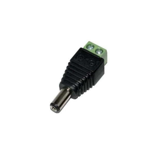 Male Jack Converter Adapter DC Power Connector 1τεμ Well DC-M/2.1X5.5-TBS Male Jack Converter Adapter DC Power Connector 1τεμ Well DC-M/2.1X5.5-TBS