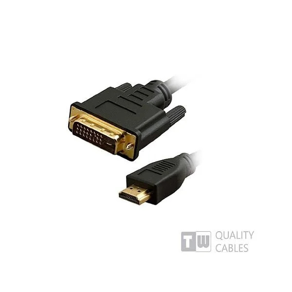 Καλώδιο Hdmi σε Dvi (24+1) M/M 10m Καλώδιο Hdmi σε Dvi (24+1) M/M 10m