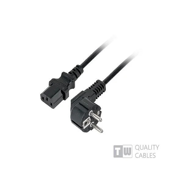 Τροφοδοσίας Πρίζας Schuko 1.8m Γωνία Τροφοδοσίας Πρίζας Schuko 1.8m Γωνία