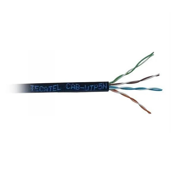 UTP CAT-5 305m Box Solid Waterproof External/Internal Tecatel UTP CAT-5 305m Box Solid Waterproof External/Internal Tecatel