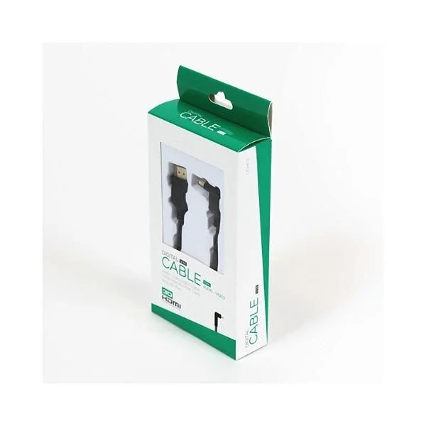 Καλώδιο Hdmi Μ/Μ 3m 1.4V γωνία Gold OMEGA Blister packing Καλώδιο Hdmi Μ/Μ 3m 1.4V γωνία Gold OMEGA Blister packing