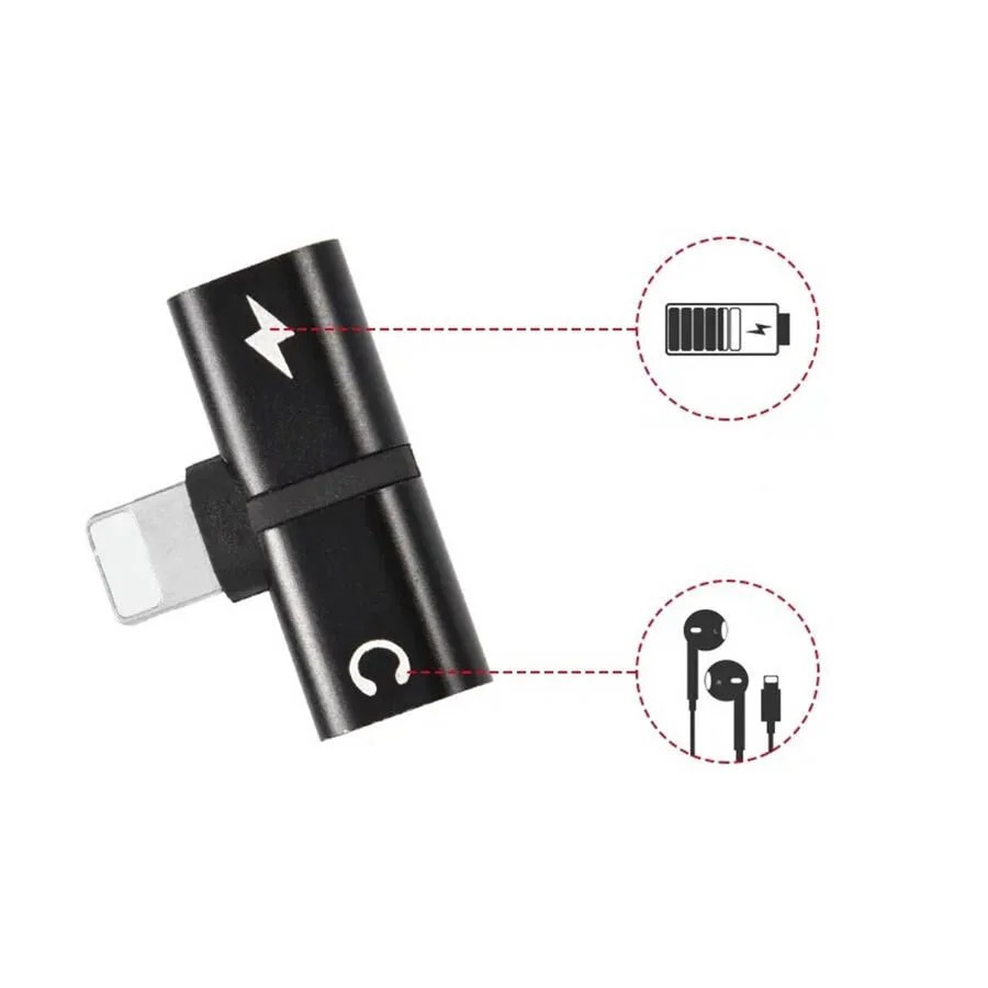 Lighting Splitter Music and Charging at the same time for iPhone Lighting Splitter Music and Charging at the same time for iPhone