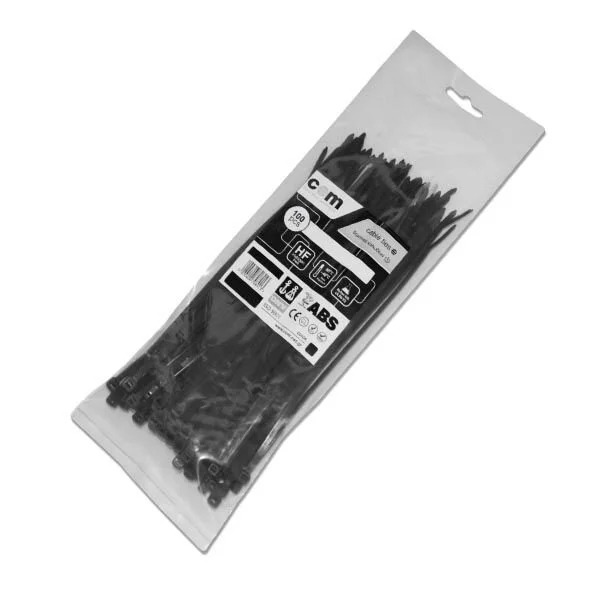 Δεματικά καλωδίων Μαύρα 3.6 x 250mm 100τεμ/Συσκ COM Δεματικά καλωδίων Μαύρα 3.6 x 250mm 100τεμ/Συσκ COM