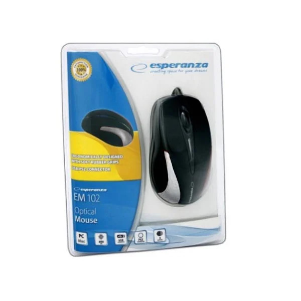 Ενσύρματο Ποντίκι Business series 3D μαύρο/ασημί EM102S Ενσύρματο Ποντίκι Business series 3D μαύρο/ασημί EM102S