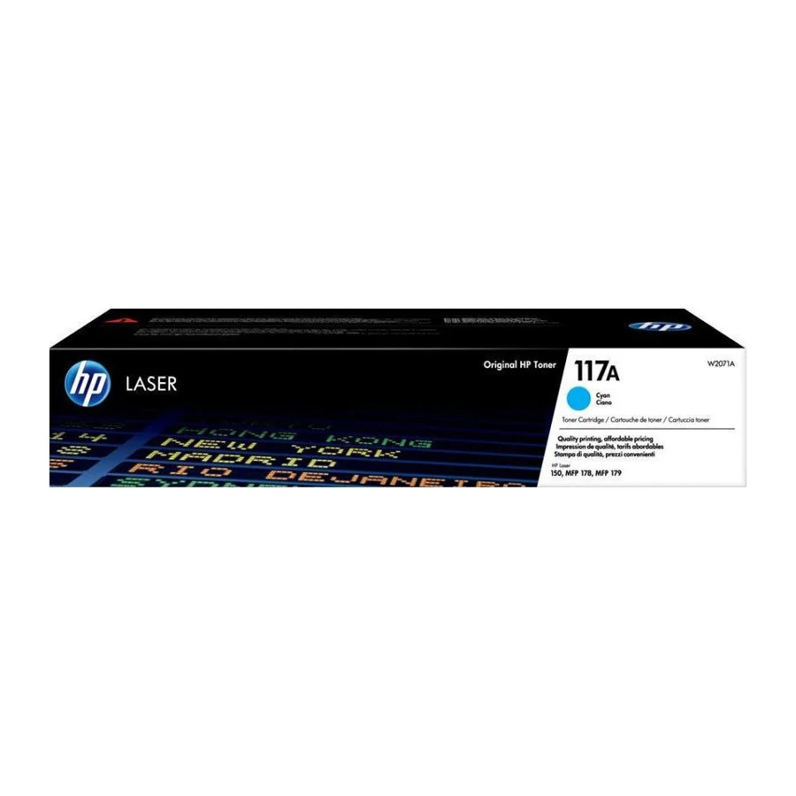 Συμβατό Toner HP W2071A cyan (117A) 700 Σελίδες Συμβατό Toner HP W2071A cyan (117A) 700 Σελίδες