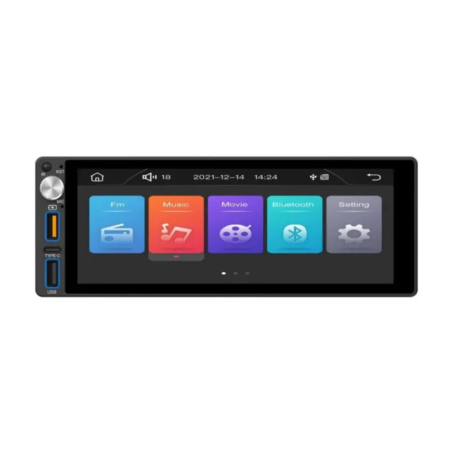 Well Ραδιόφωνο αυτοκινήτου με touchscreen 6.86Bluetooth CarPlay MirrorLink PLAY-CAR-GEMINI-WL Well Ραδιόφωνο αυτοκινήτου με touchscreen 6.86Bluetooth CarPlay MirrorLink PLAY-CAR-GEMINI-WL