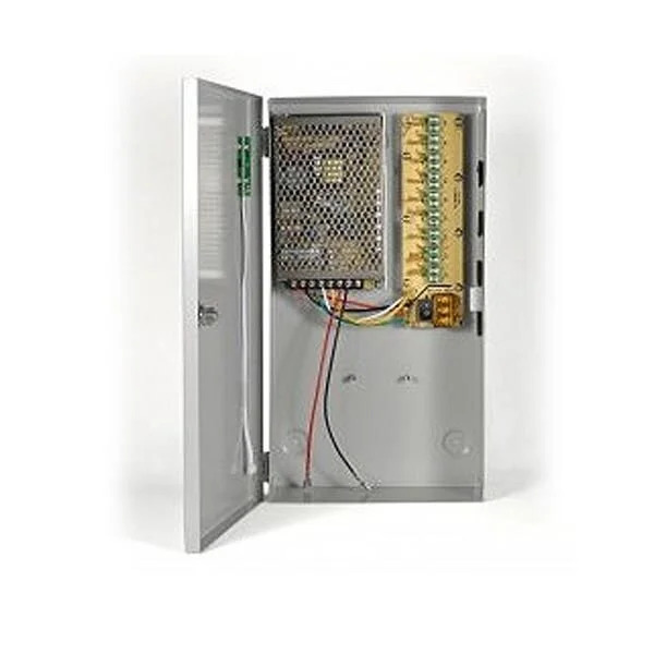 Τροφοδοτικό + Φορτιστής CCTV Κάμερας 12V 5A 9 εξόδους Τροφοδοτικό + Φορτιστής CCTV Κάμερας 12V 5A 9 εξόδους