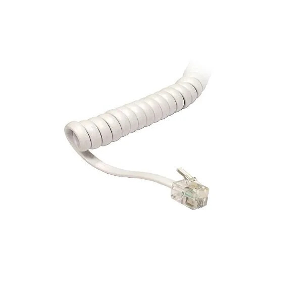 Τηλεφωνικό Σπιράλ Well 1.8m ανοιχτό 34cm κλειστό Λευκο TEL-0017-2WE-WL Τηλεφωνικό Σπιράλ Well 1.8m ανοιχτό 34cm κλειστό Λευκο TEL-0017-2WE-WL