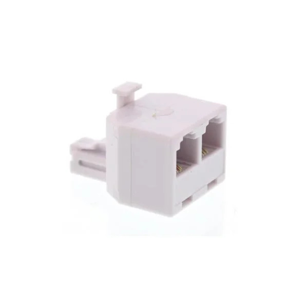 Adaptor Rj11-6P4C 1αρσενικό/2θηλυκά (Παράλληλα) Adaptor Rj11-6P4C 1αρσενικό/2θηλυκά (Παράλληλα)