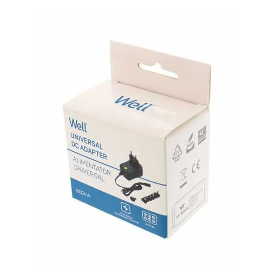 Τροφοδοτικό AC/DC Well PSUP-SMP-600MA/6T/2-WL Τροφοδοτικό AC/DC Well PSUP-SMP-600MA/6T/2-WL