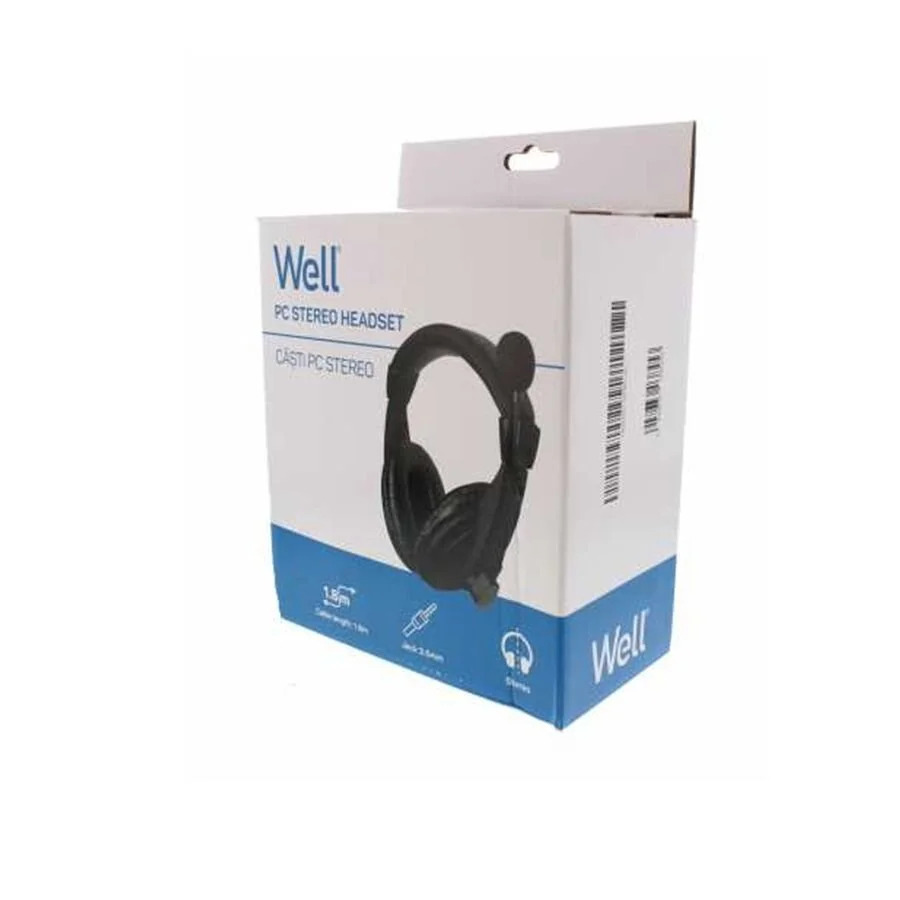 Well Ακουστικό με μικρόφωνο S01BK-WL Well Ακουστικό με μικρόφωνο S01BK-WL
