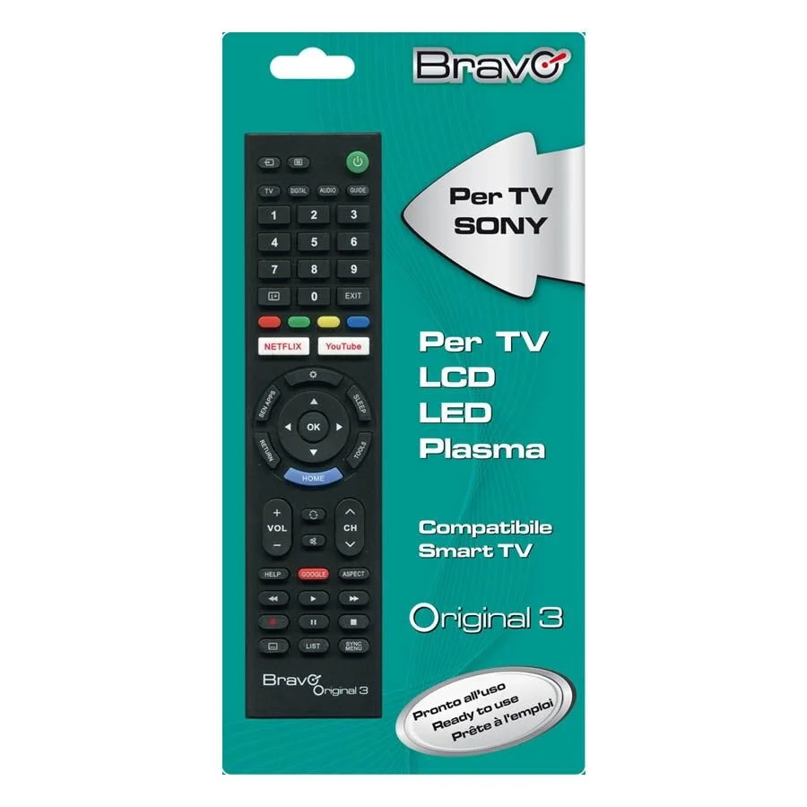ORIGINAL 3 Συμβατό Τηλεχειριστήριο SONY ORIGINAL 3 Συμβατό Τηλεχειριστήριο SONY