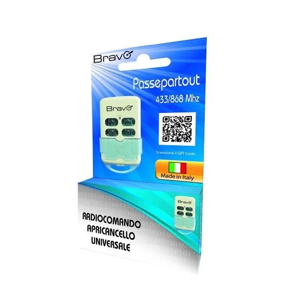 Τηλεχειριστήριο πόρτας Autolearning Passepartour 433 έως 868Mhz Τηλεχειριστήριο πόρτας Autolearning Passepartour 433 έως 868Mhz