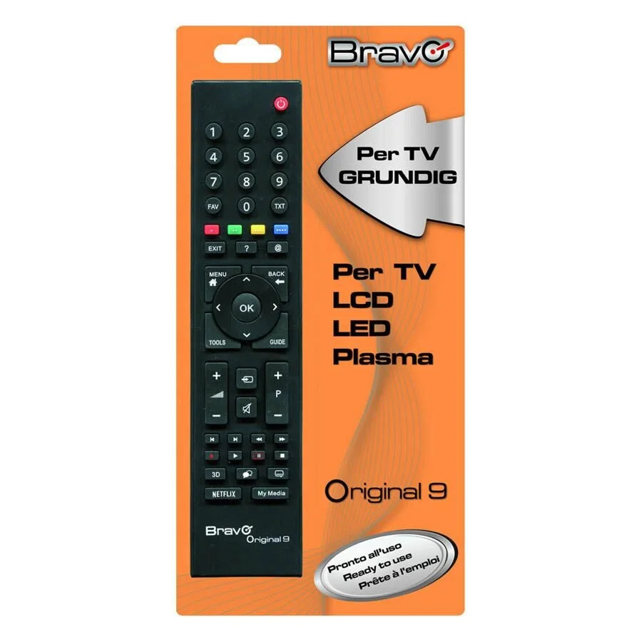 ORIGINAL 9 Συμβατό Τηλεχειριστήριο GRUNDIG ORIGINAL 9 Συμβατό Τηλεχειριστήριο GRUNDIG