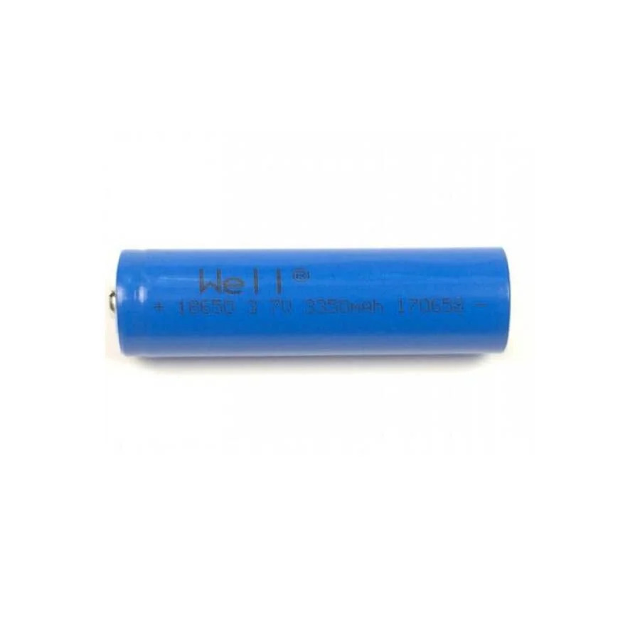 Well Μπαταρία LI-ION Flat Terminal 3,7V 3350mAh ACCU-18650L/335-TH-WL Well Μπαταρία LI-ION Flat Terminal 3,7V 3350mAh ACCU-18650L/335-TH-WL