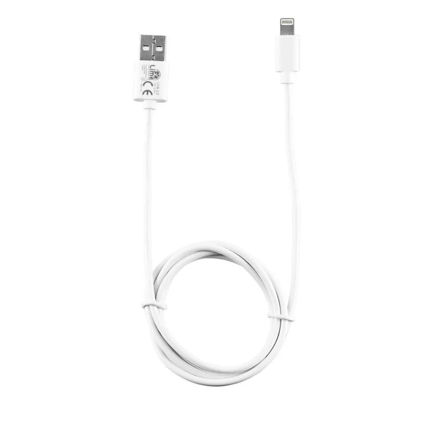 Καλώδιο Lightning Long USB 2.4A Φόρτισης - Data 1m Λευκό LULO1 Lime Καλώδιο Lightning Long USB 2.4A Φόρτισης - Data 1m Λευκό LULO1 Lime