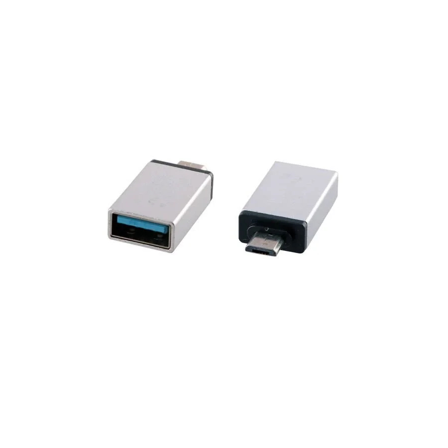 Μετατροπέας USB 3.0 OTG 2.4A FEMALE ΣΕ MICRO USB MALE SILVER NSP Μετατροπέας USB 3.0 OTG 2.4A FEMALE ΣΕ MICRO USB MALE SILVER NSP