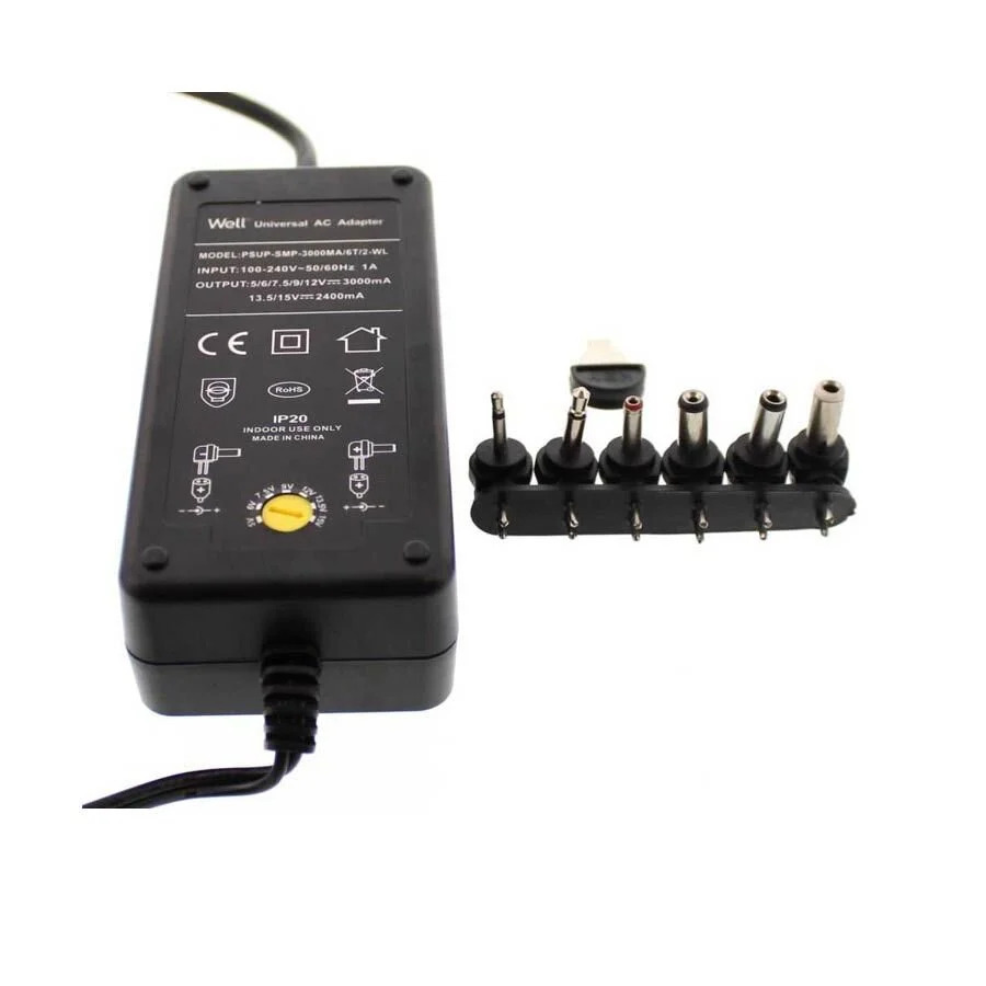 Τροφοδοτικό AC/DC Well PSUP-SMP-3000MA/6T/2-WL Τροφοδοτικό AC/DC Well PSUP-SMP-3000MA/6T/2-WL