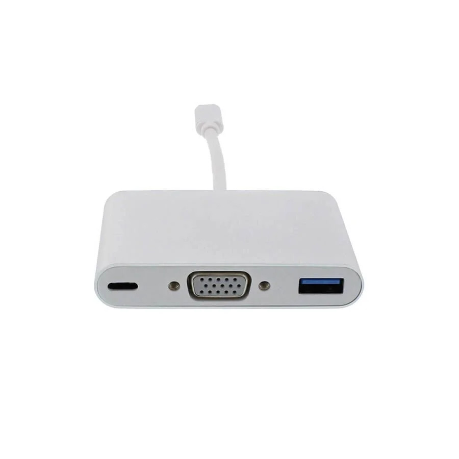 Adaptor USB-C Male σε VGA, USB3.0, USB-C Female Well ADAPT-USBC-VGA/USB3.0/PD-WL Adaptor USB-C Male σε VGA, USB3.0, USB-C Female Well ADAPT-USBC-VGA/USB3.0/PD-WL