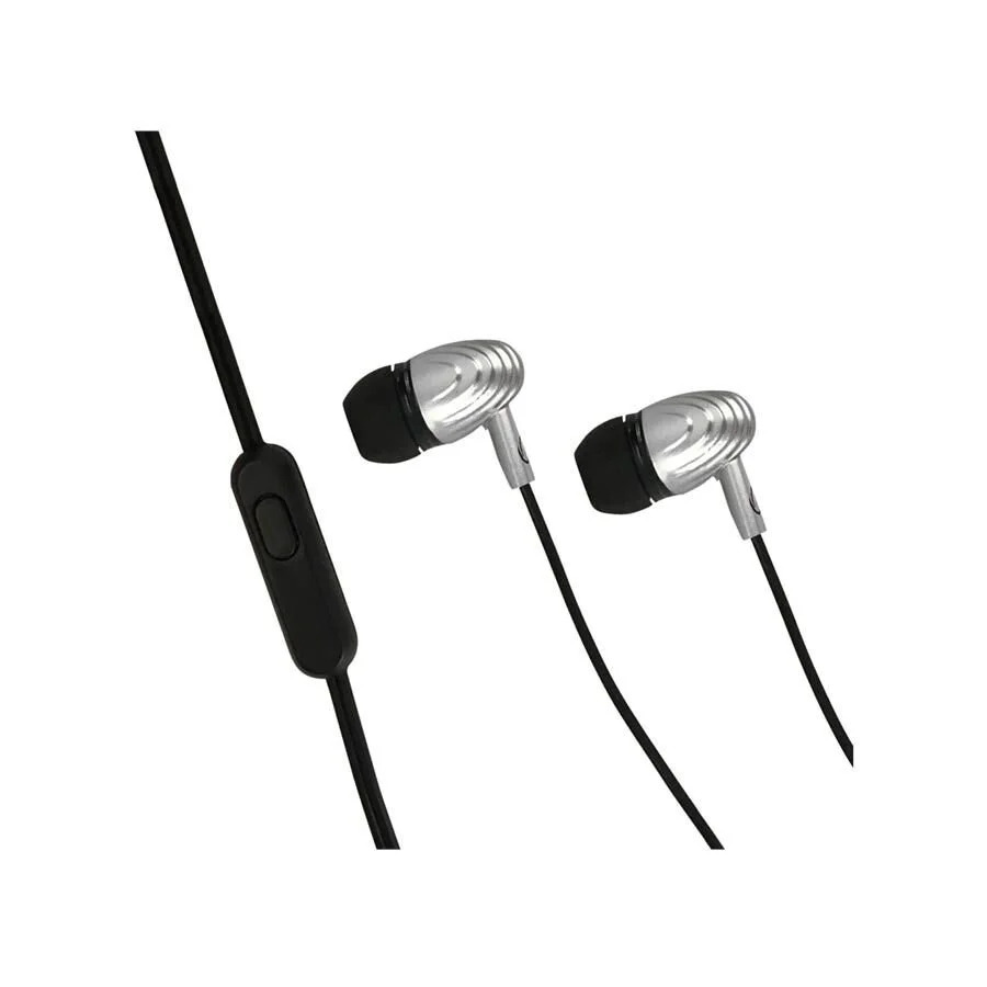 Ακουστικό με μικρόφωνο EH193KW ασημί Ακουστικό με μικρόφωνο EH193KW ασημί