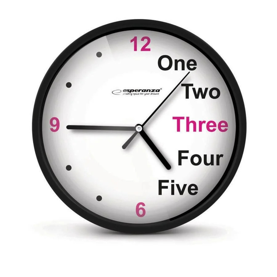 Ρολόι Τοίχου PRAGUE BLACK EHC014K Ρολόι Τοίχου PRAGUE BLACK EHC014K