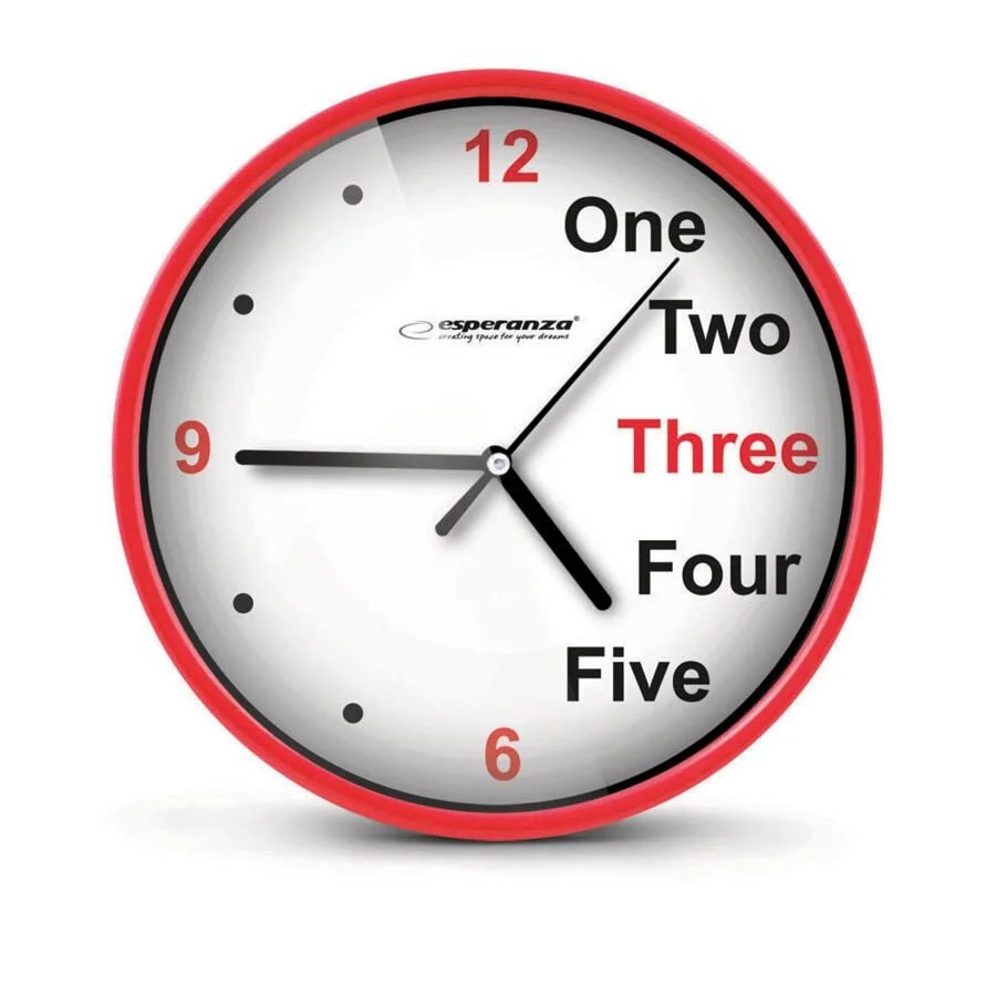 Ρολόι Τοίχου PRAGUE RED EHC014R Ρολόι Τοίχου PRAGUE RED EHC014R