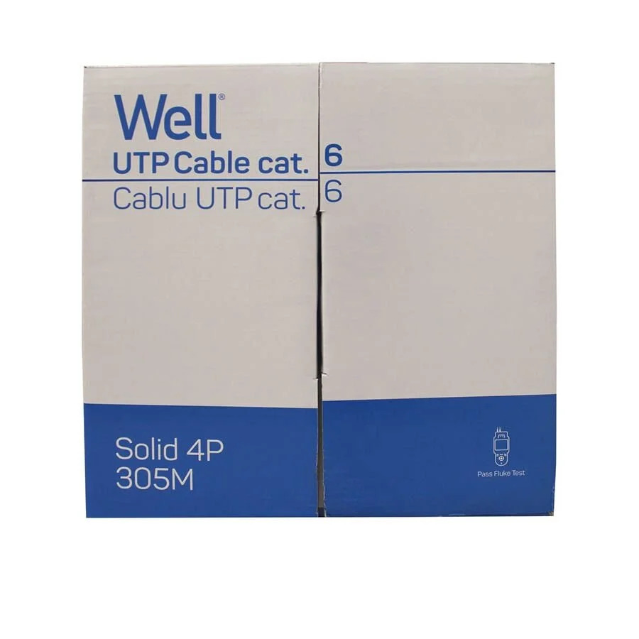 UTP CAT-6 305m Μονόκλωνο Pull Out Box Well UTP6-CU-305-WL UTP CAT-6 305m Μονόκλωνο Pull Out Box Well UTP6-CU-305-WL