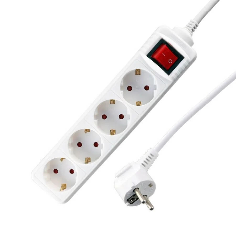 Πολύπριζα 4θ Με Διακόπτη 1,5M,3g1,5 λευκό LS-415W LIME Πολύπριζα 4θ Με Διακόπτη 1,5M,3g1,5 λευκό LS-415W LIME