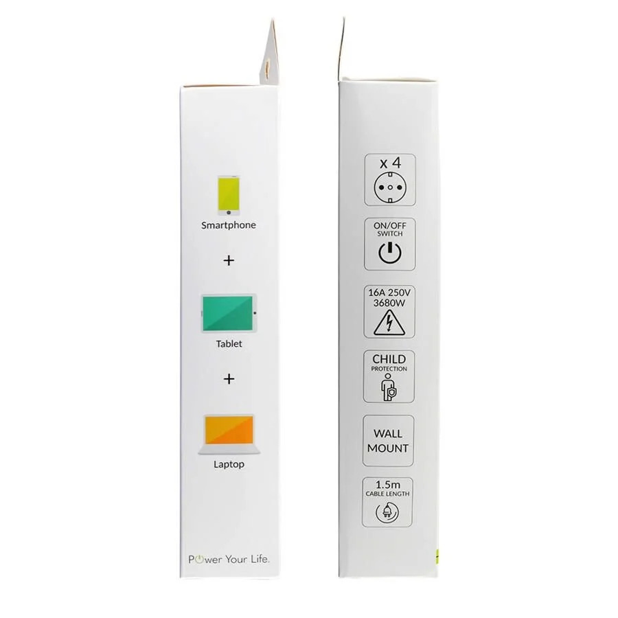 Πολύπριζα 4θ Με Διακόπτη 1,5M,3g1,5 λευκό LS-415W LIME Πολύπριζα 4θ Με Διακόπτη 1,5M,3g1,5 λευκό LS-415W LIME