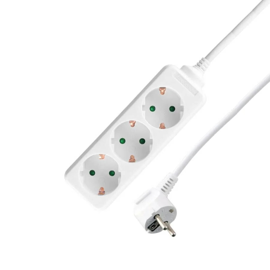 Πολύπριζα 3θ 16A 1M,3g1 λευκό LS-3W LIME Πολύπριζα 3θ 16A 1M,3g1 λευκό LS-3W LIME