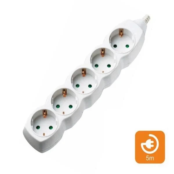 Πολύπριζα 5θ χωρίς Διακόπτη 5M,3g1,5 COM Πολύπριζα 5θ χωρίς Διακόπτη 5M,3g1,5 COM