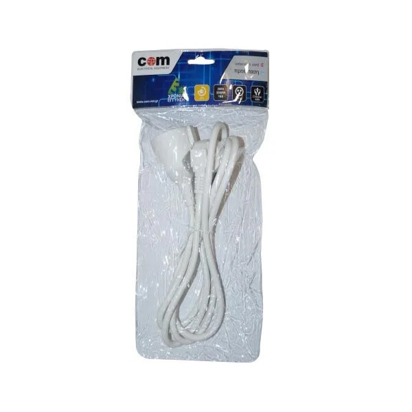 Προέκταση Πρίζας 2M Σούκο 3Χ1,5mm COM Προέκταση Πρίζας 2M Σούκο 3Χ1,5mm COM