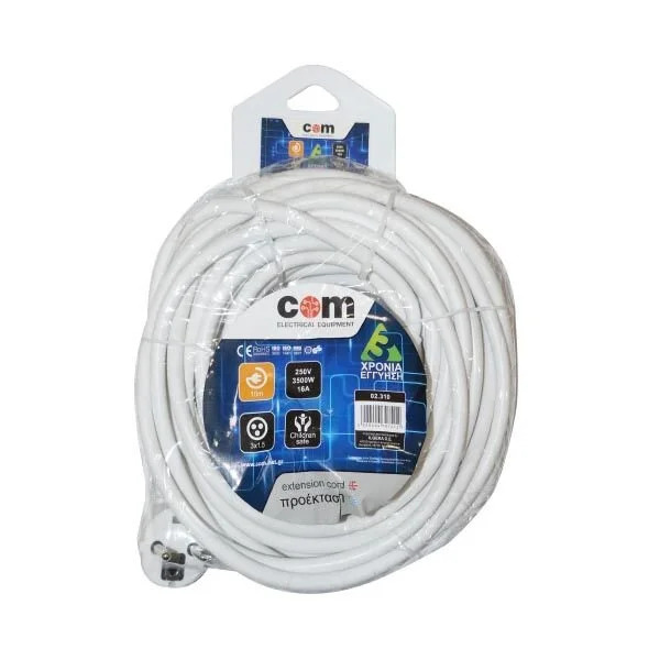 Προέκταση Πρίζας 10M Σούκο 3Χ1,5mm Προέκταση Πρίζας 10M Σούκο 3Χ1,5mm